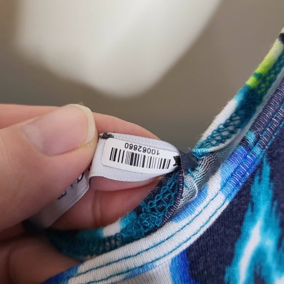 Tart Sleeveless Megan Printed Jumpsuit - Abstract - Blue Multi/Blue - Picture 13 of 14